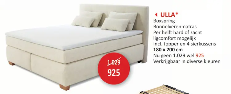 Promotie: Ulla Boxspring