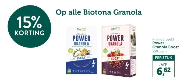 Promotie: Biotona Power Granola