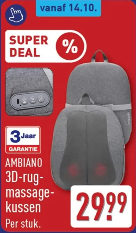 Aanbieding: 3D-rug-massage-kussen