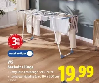 Offre: Séchoir a linge