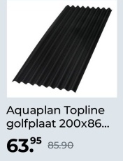 Aanbieding: Aquaplan Topline golfplaat
