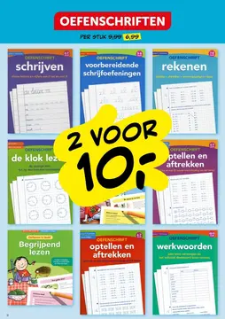 Aanbieding: Oefenschriften