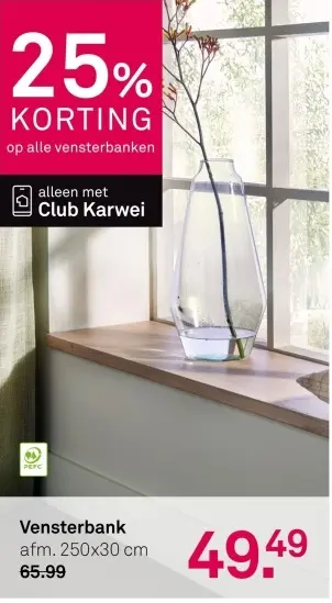 Aanbieding: Vensterbank