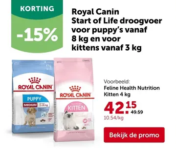 Aanbieding: Droogvoer puppy's en kittens