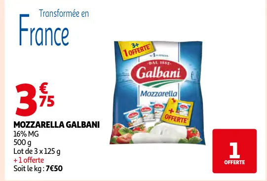 Promotie: Mozzarella Galbani