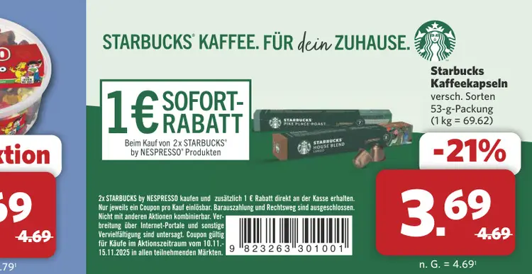 Aanbieding: Kaffeekapseln