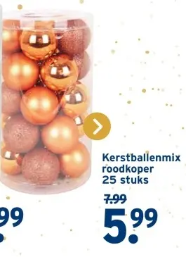 Aanbieding: Kerstballenmix