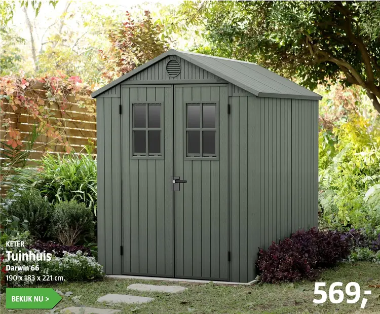 Aanbieding: Tuinhuis Darwin 66