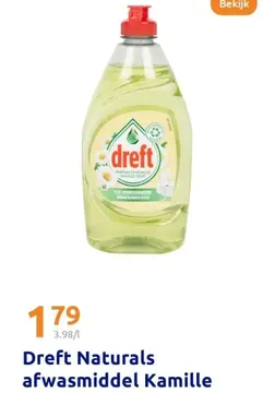 Aanbieding: Dreft Naturals afwasmiddel Kamille