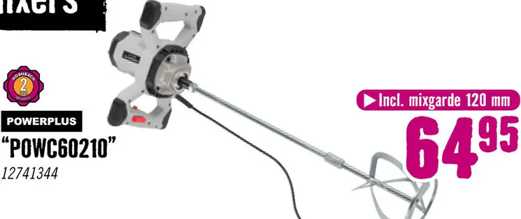 Aanbieding: Mixer POWC60210 1050W