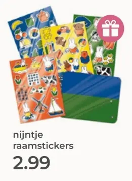 Aanbieding: nijntje raamstickers