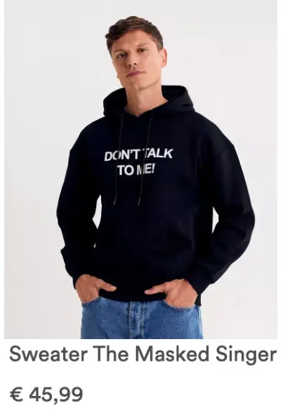 Promotie: Sweater The Masked Singer