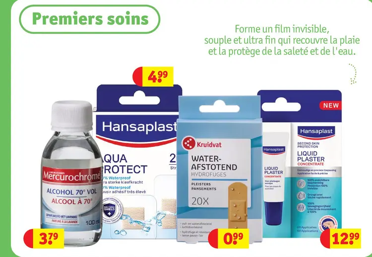 Offre: Mercurochrome ALCOHOL 70° VOL ALCOOL À 70°