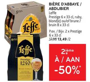 Offre: Bière d'abbaye / abdijbier