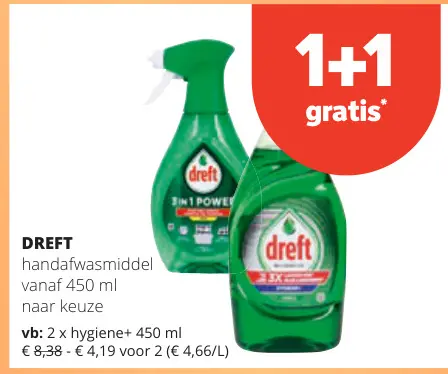 Aanbieding: Dreft handafwasmiddel