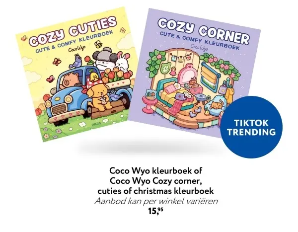 Aanbieding: Coco Wyo kleurboek of Coco Wyo Cozy corner, c