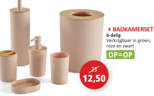 Promotie: Badkamerset