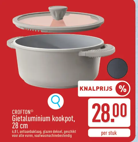 Promotie: Gietaluminium kookpot