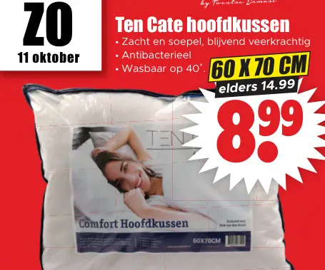 Aanbieding: Ten Cate hoofdkussen