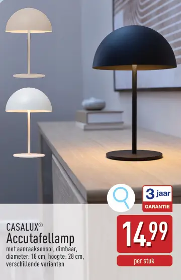 Promotie: Accutafellamp