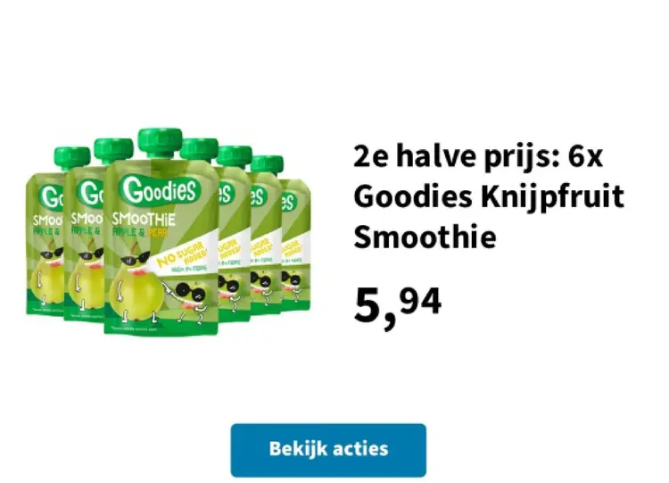 Promotie: Knijpfruit Smoothie