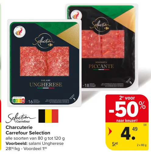 Promotie: Charcuterie Carrefour Selection