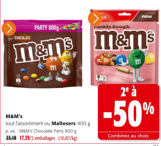 Offre: M&M's