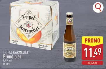 Aanbieding: TRIPEL KARMELIET Blond bier
