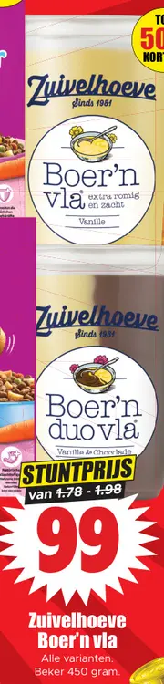 Aanbieding: Zuivelhoeve Boer'n vla