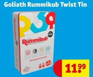Promotie: Goliath Rummikub Twist Tin