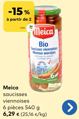 Offre: Meica saucisses viennoises