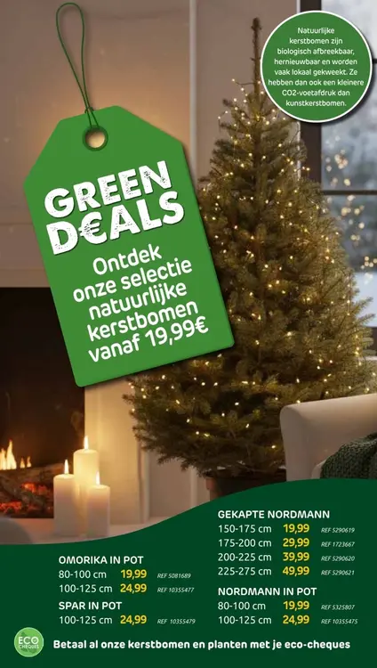 Aanbieding: Natural Christmas Trees