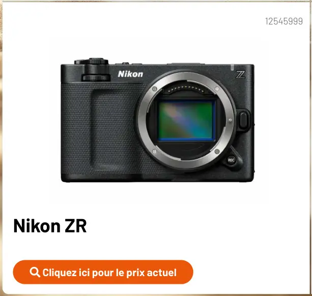 Offre: Nikon ZR