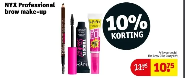 Aanbieding: NYX Professional brow make-up