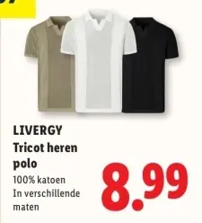 Aanbieding: Tricot heren polo
