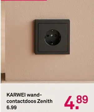 Aanbieding: Wand-contactdoos Zenith