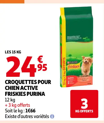 Offre: Croquettes pour chien active