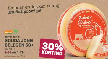 Aanbieding: Zuiver Zuivel GOUDA JONG BELEGEN 50+