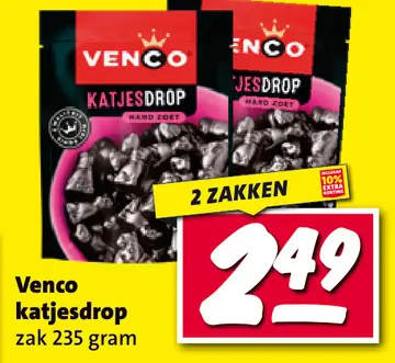 Aanbieding: Venco katjesdrop