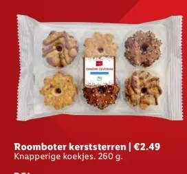 Aanbieding: Roomboter kerststerren