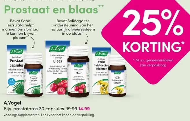 Aanbieding: A.Vogel Prostaforce capsules