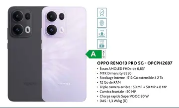 Offre: Oppo reno13 pro 5g - opcph2697