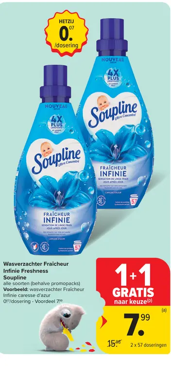 Promotie: Wasverzachter Fraîcheur Infinie Freshness
