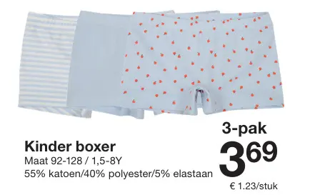 Promotie: Kinder boxer