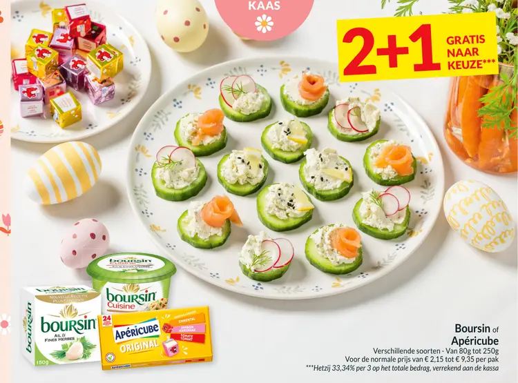 Promotie: Boursin of Apéricube