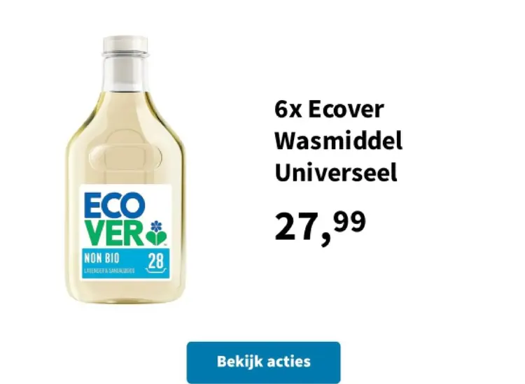 Promotie: Ecover Wasmiddel Universeel