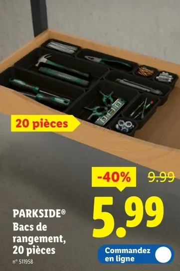 Offre: Bacs de rangement