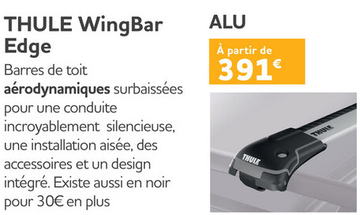 Offre: THULE WingBar Edge