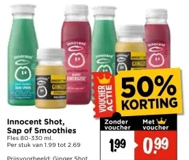 Aanbieding: Innocent Shot, Sap of Smoothies