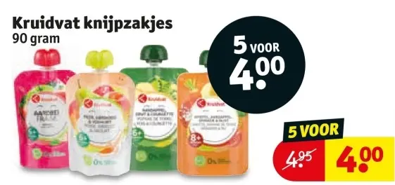 Aanbieding: Knijpzakjes